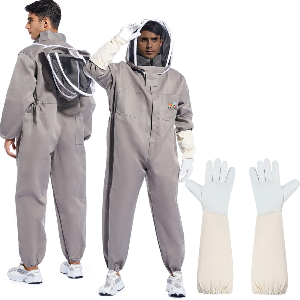 ANDES front view of full suit showing complete coverage and protection