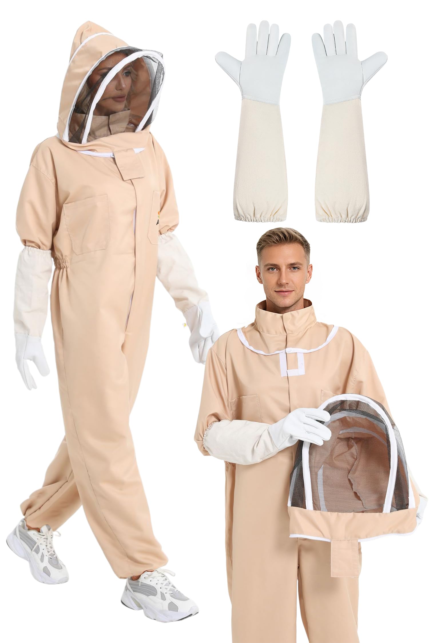 ANDES full suit front view showing full-body protection and easy movement