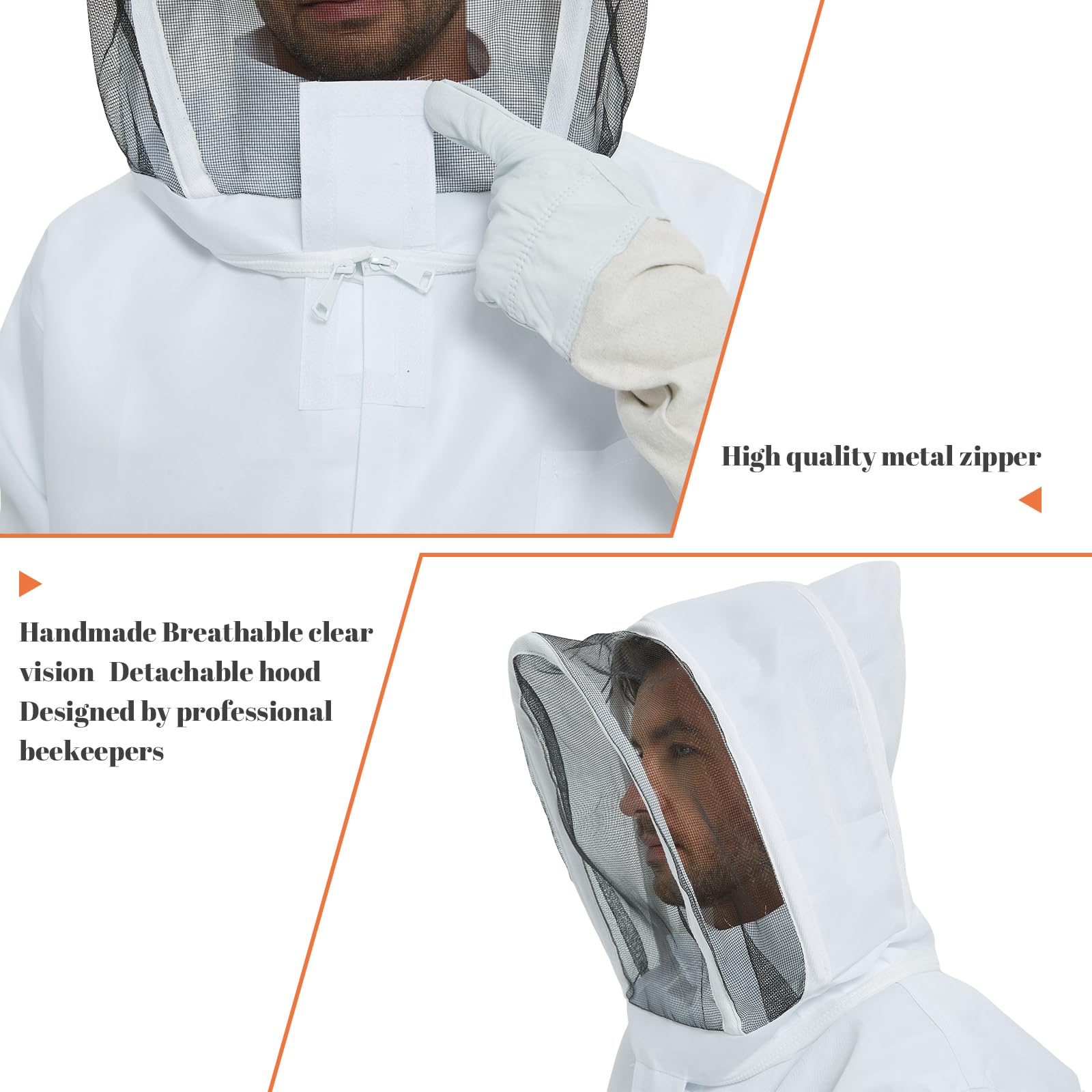 ANDES side profile with veil demonstrating wide-field visibility and airflow