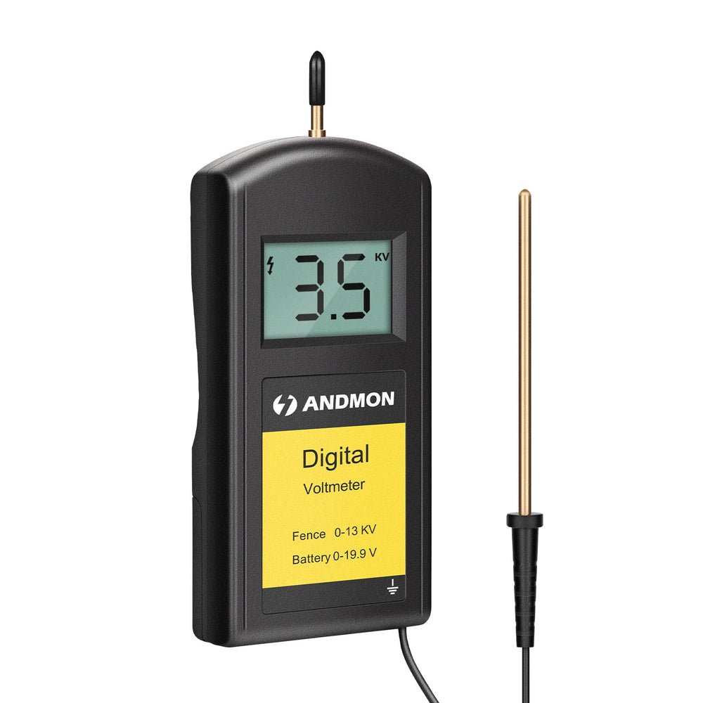 ANDMON front view showing compact tester and large clear display for fast readings