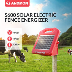 ANDMON solar panel close-up capturing cells and mounting bracket for dependable charging