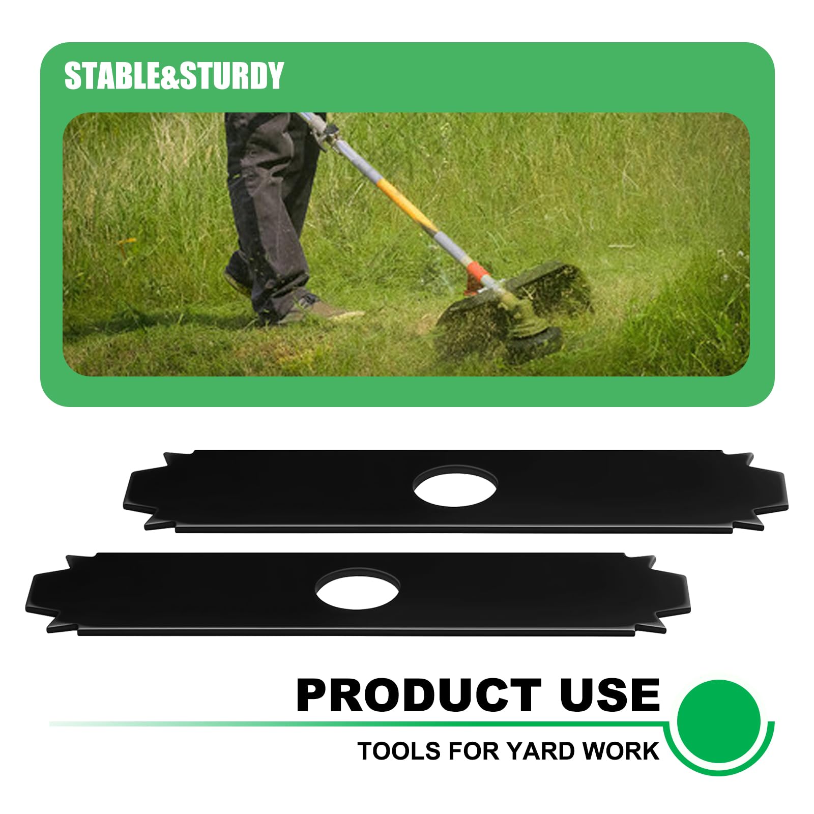 Andorm AC04215 blade label and center hole detail confirming 1-inch bore and compatibility