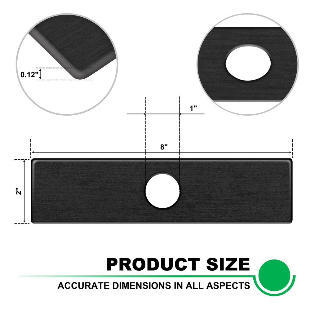 Andorm detail of 1-inch center hole for secure mounting on edgers