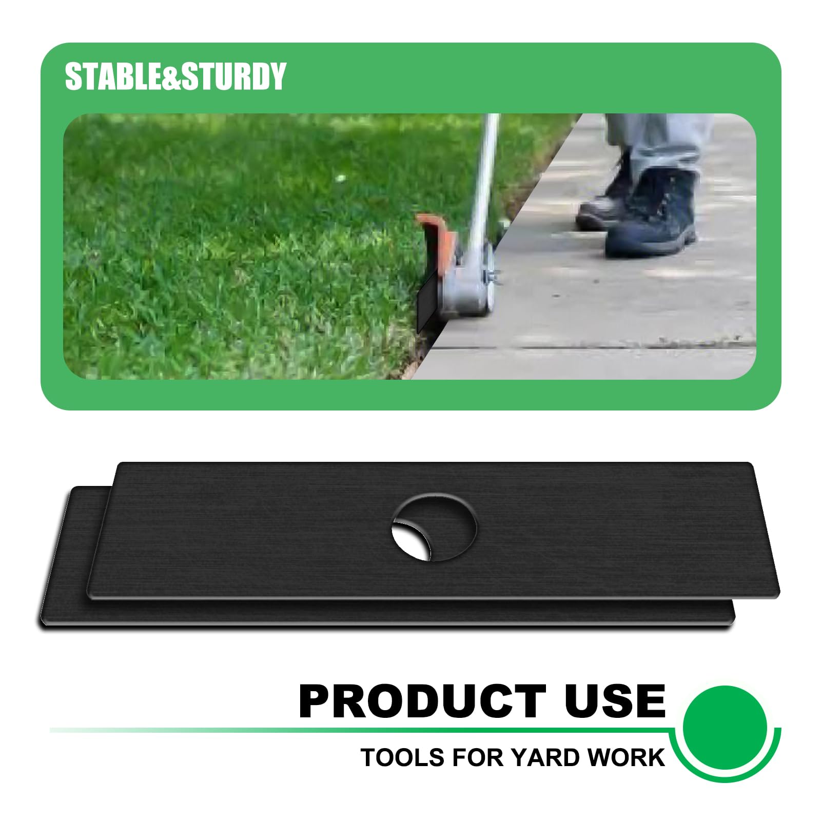 Andorm blades next to ruler showing 8x2 inch size for correct selection