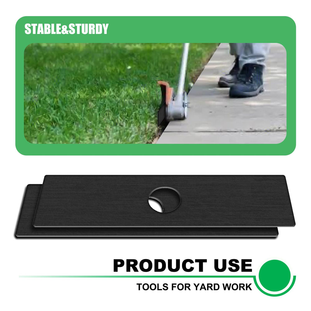 Andorm blades next to ruler showing 8x2 inch size for correct selection