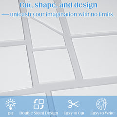 Aneco paintable white surface close-up showing clean adhesion benefit
