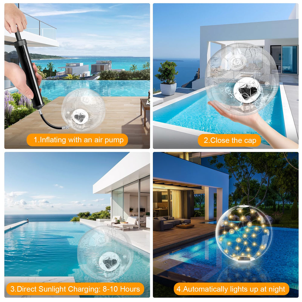 ANFERSONLIGHT poolside party scene showing decorative ambiance advantage