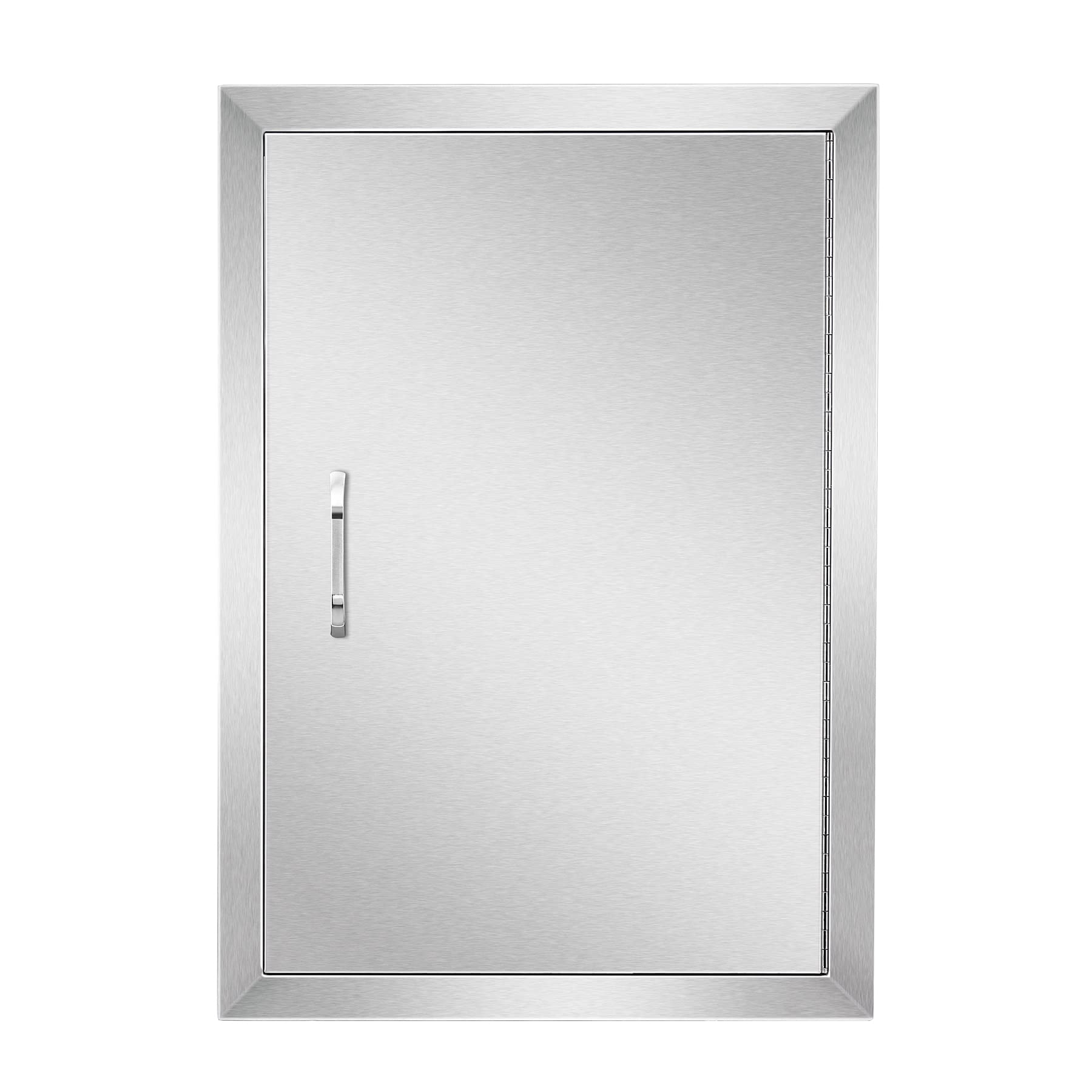 Anfrere front view access door showing sleek brushed nickel finish and durable build