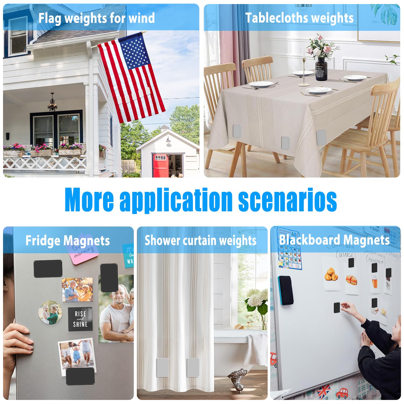 ANGAR weights on patio curtains in a lifestyle scene improving outdoor comfort