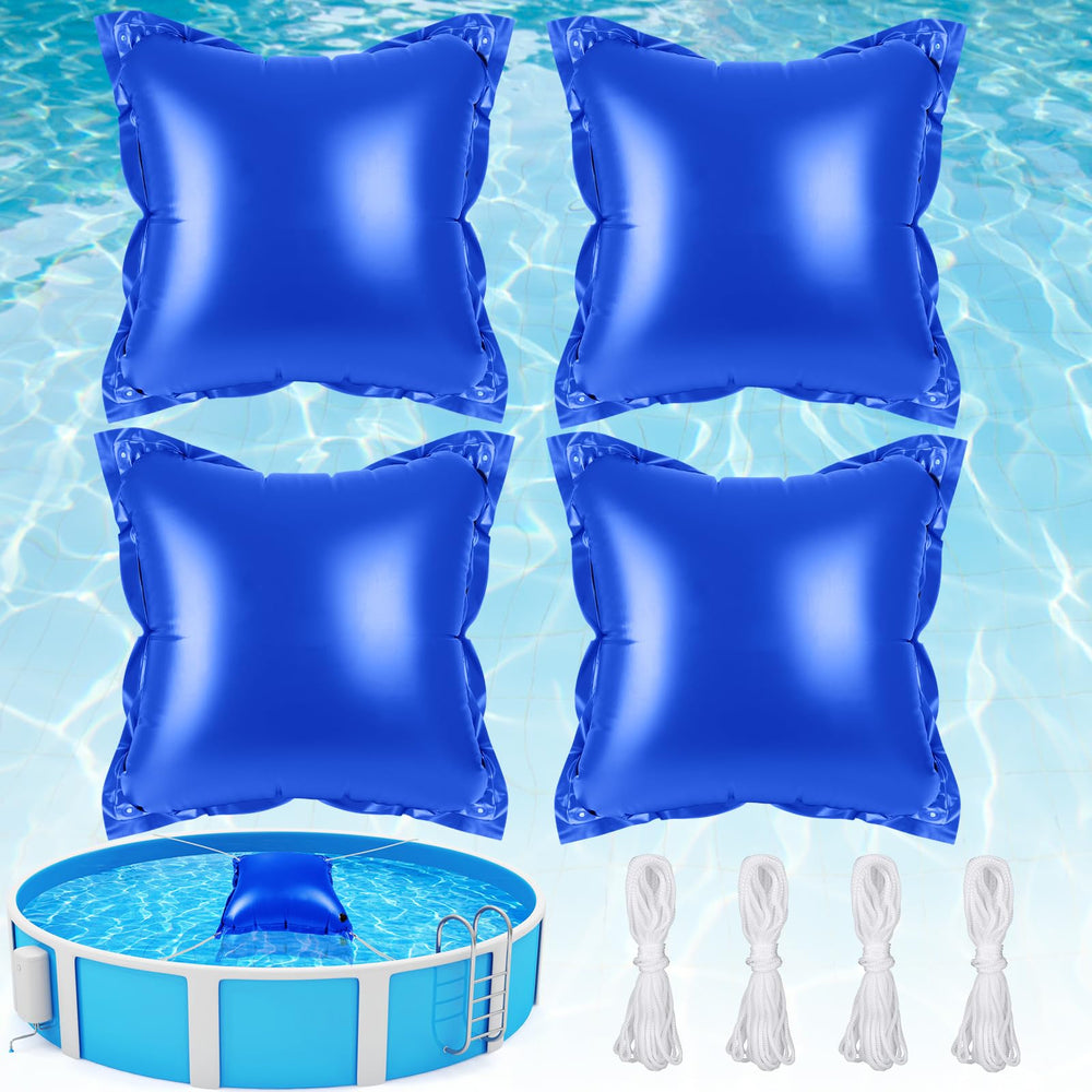 Angooni front packaging showing four pool pillows and benefits