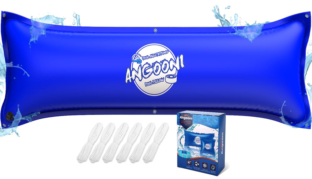 Angooni front view of inflated pillow showing strong support benefit