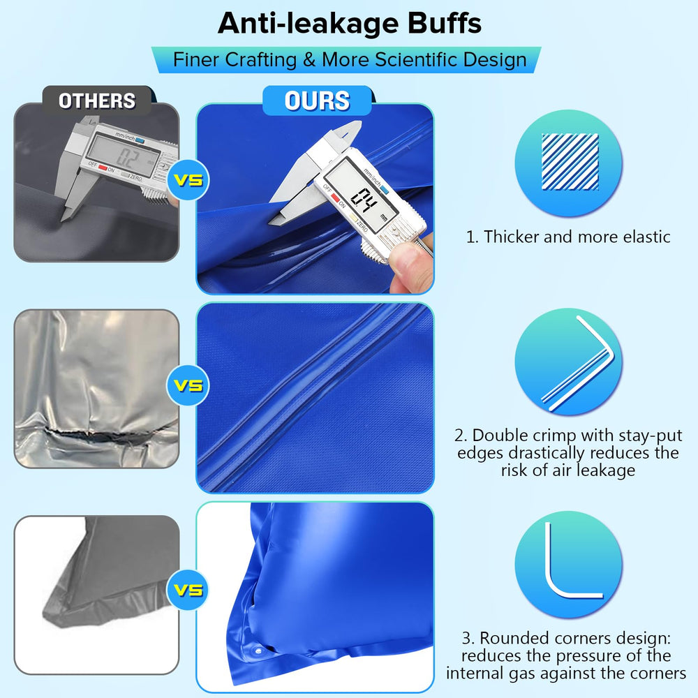 Angooni PVC texture with double-stitched seams for tear resistance