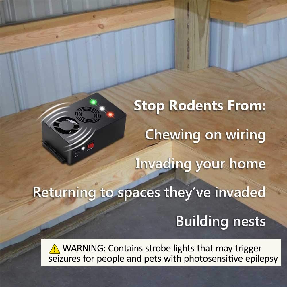 Angveirt mounted on garage wall demonstrating coverage and placement advantage