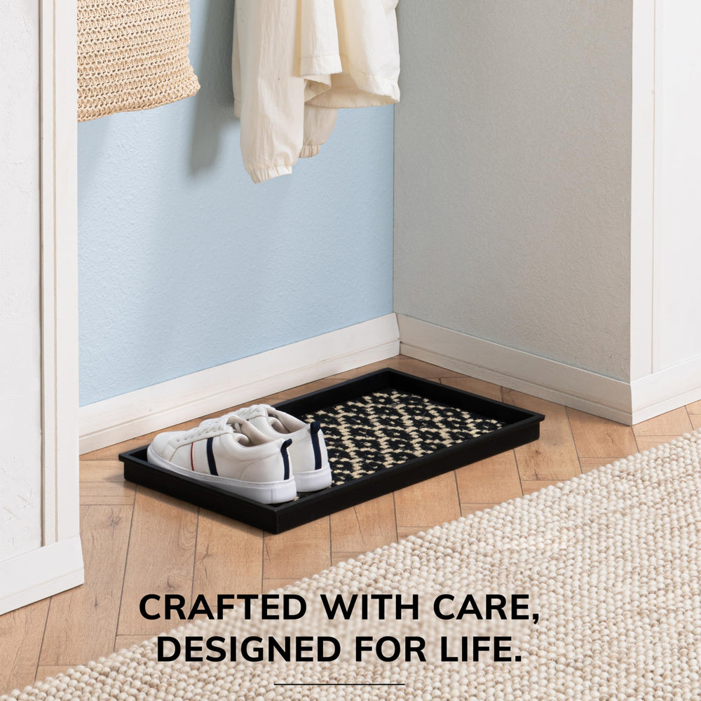 Anji Mountain ivory coir insert pattern detail highlighting decorative and functional fibers