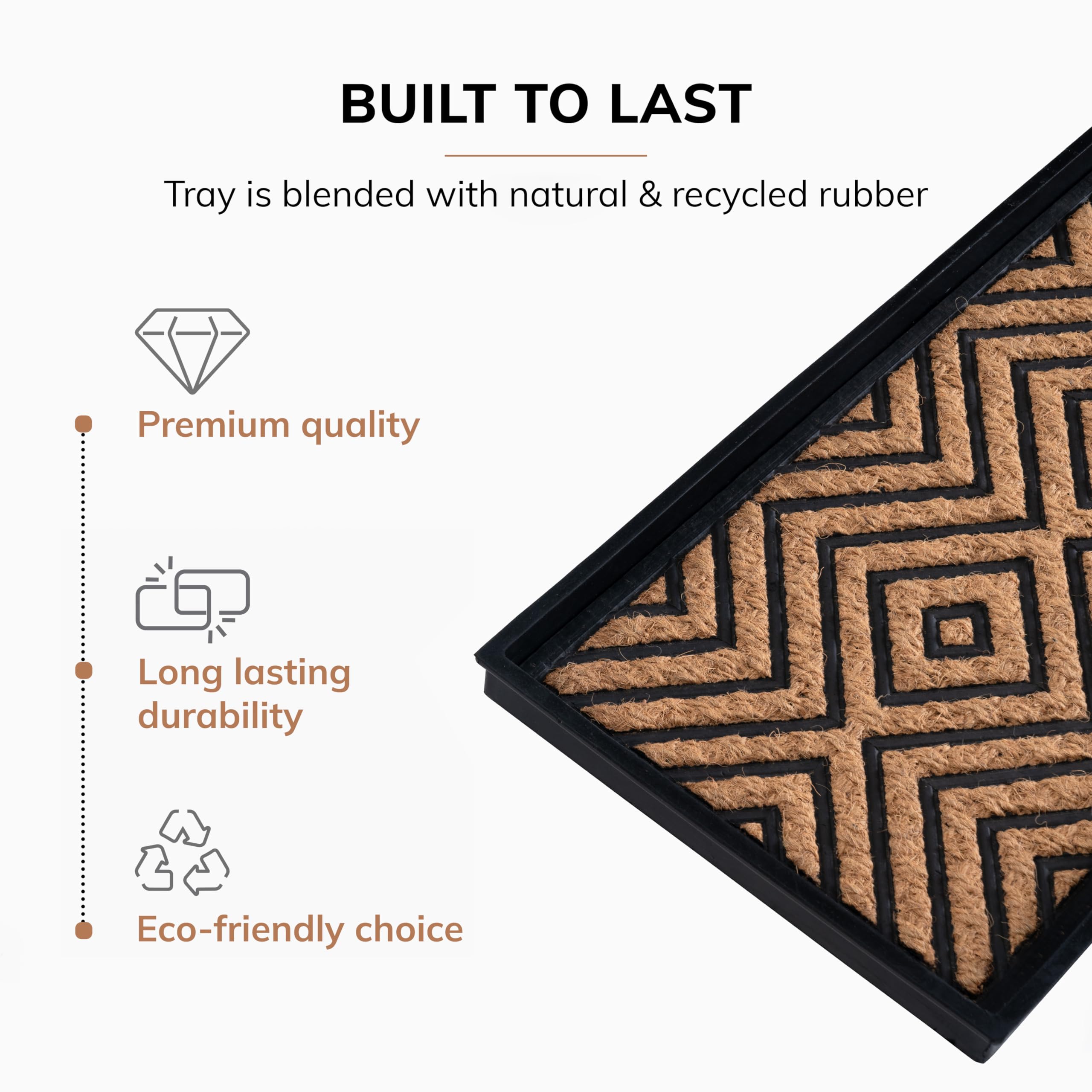 Anji Mountain rubber edge detail illustrating raised lip that contains liquids