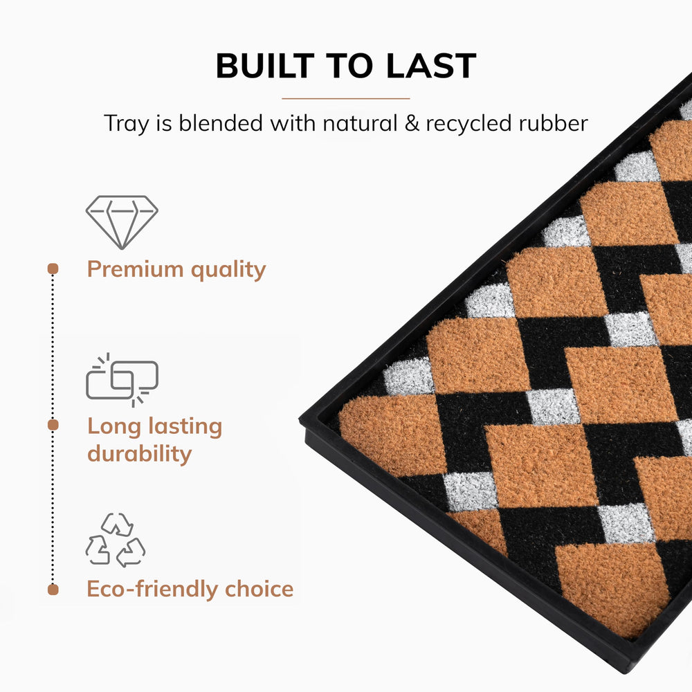 Anji Mountain tray holding wet winter boots to contain moisture