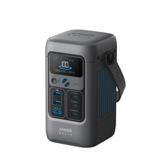 Anker SOLIX C200 front panel showing display and controls for easy monitoring