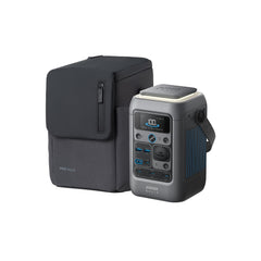 Anker SOLIX C300 front view showing ports and compact design for versatile charging