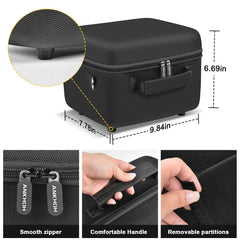 ANKHOH open clamshell interior with modular divider for organized gear