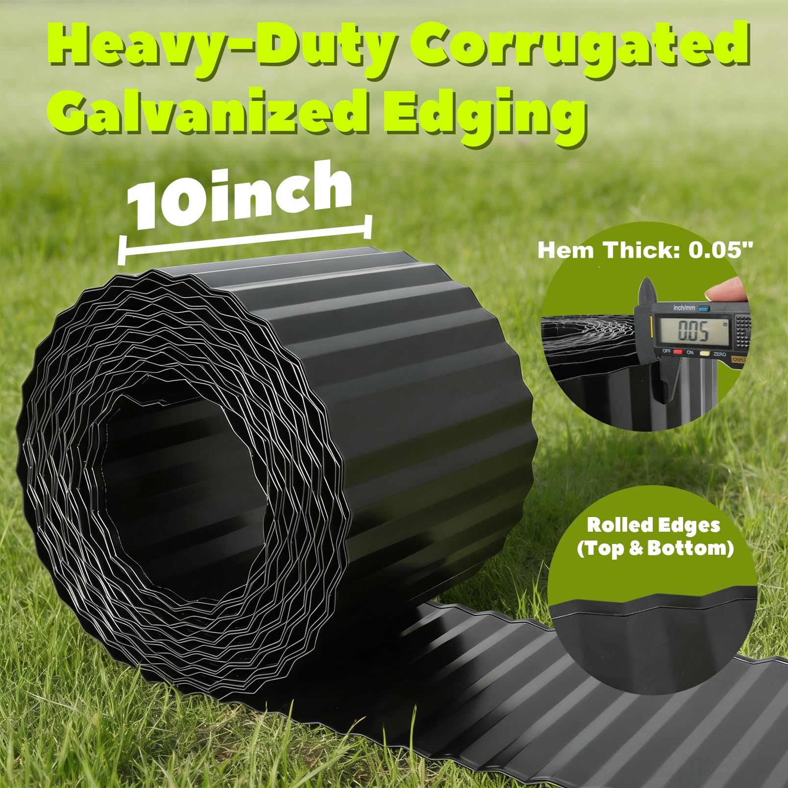 anleolife corrugated profile detail highlighting rigidity for soil support