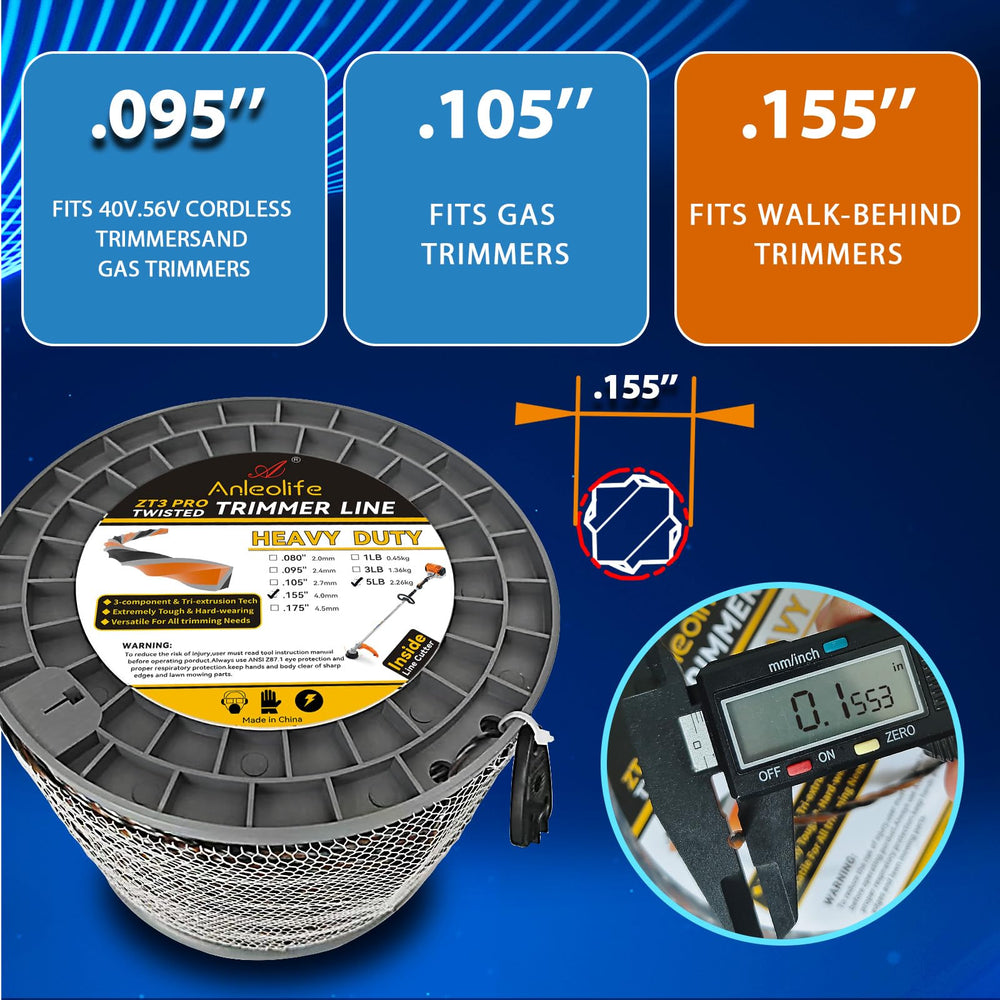 A ANLEOLIFE diamond-profile close-up showing sharper bite for tougher cutting