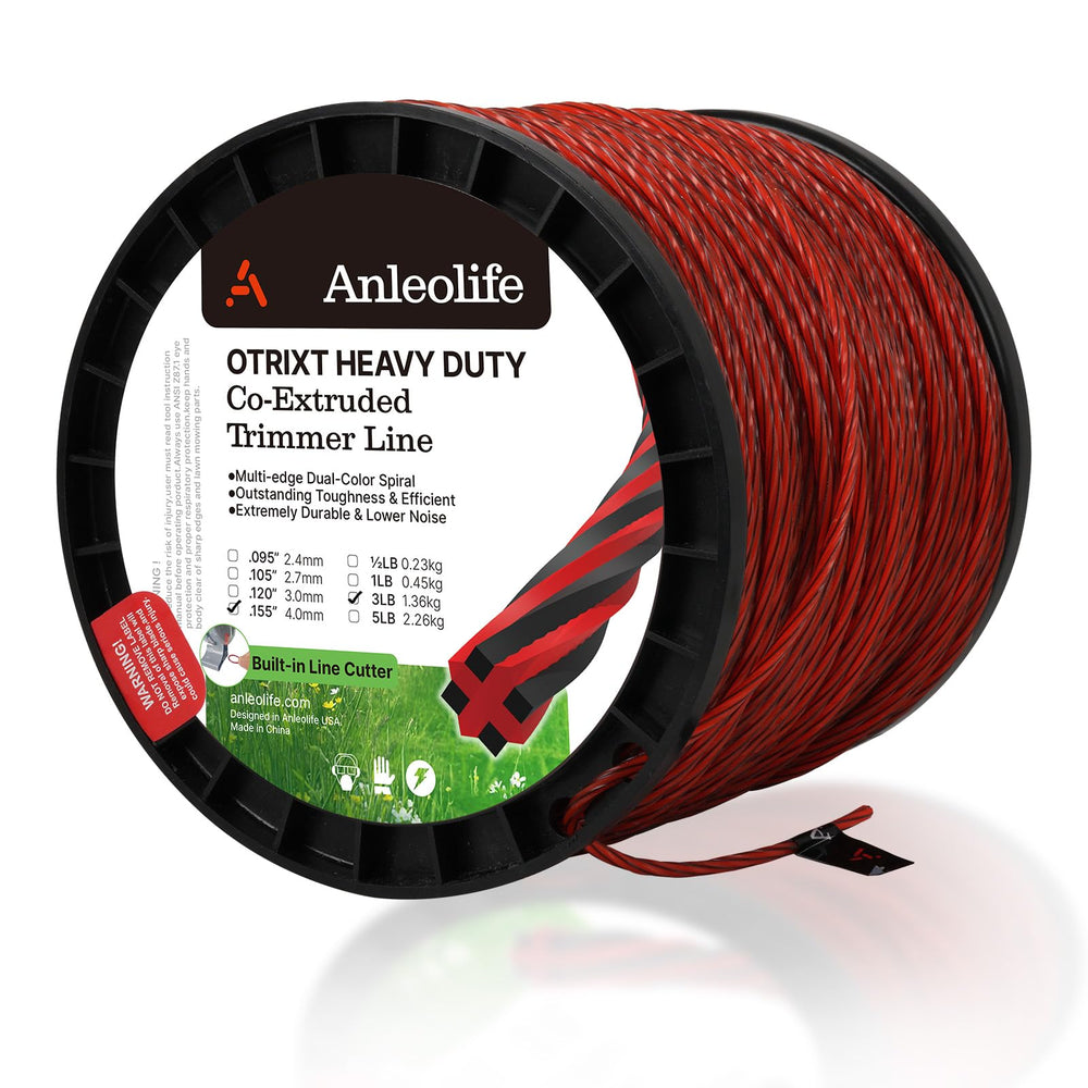 A ANLEOLIFE spool front view showing 379 ft line and heavy-duty benefit