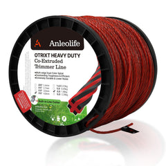 A ANLEOLIFE spool front view showing 379 ft line and heavy-duty benefit