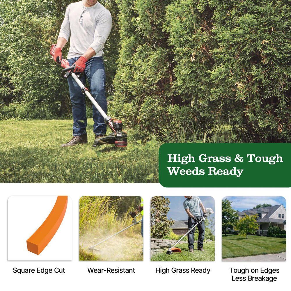 A ANLEOLIFE spool label with specs visible to confirm .105 inch and 1038 ft compatibility benefits