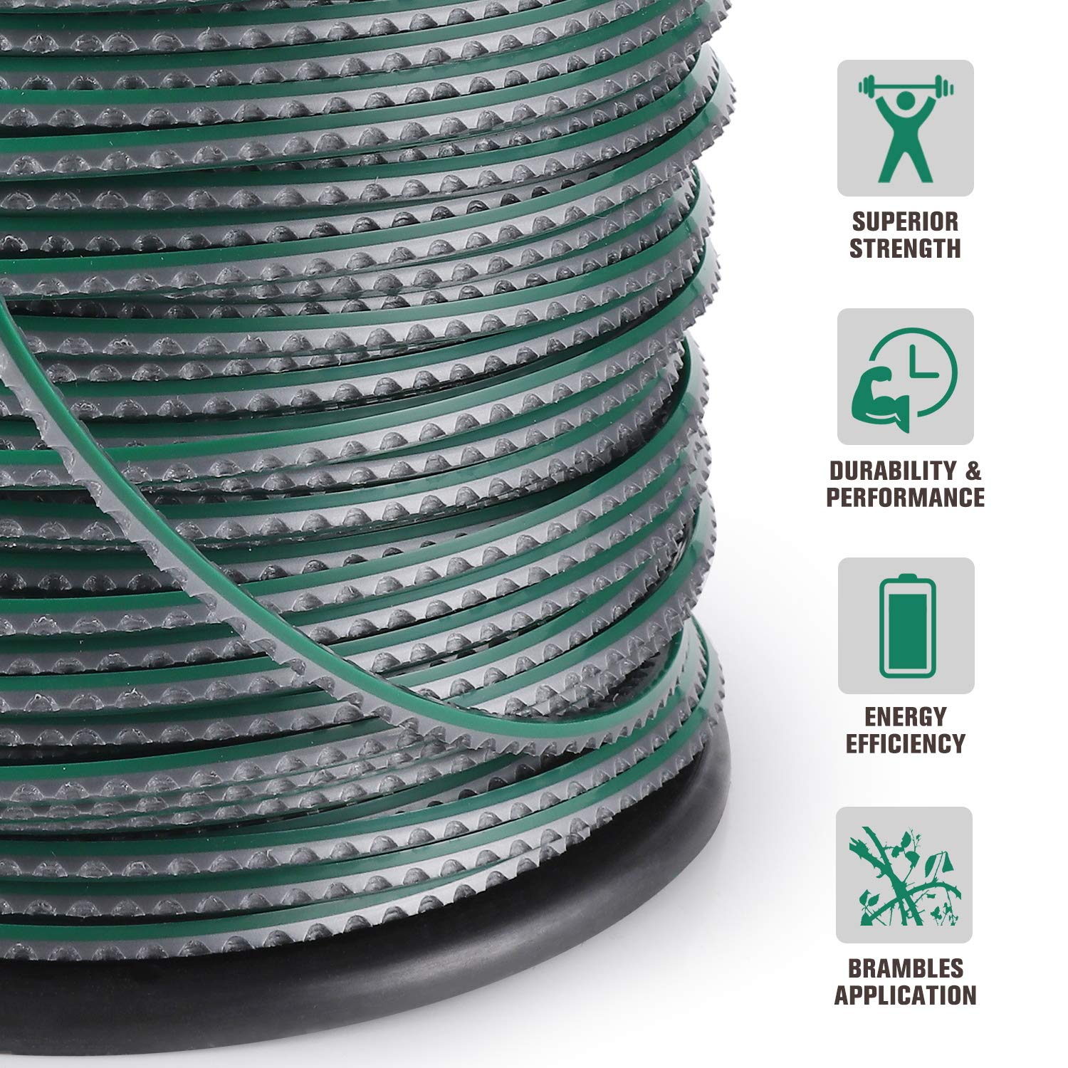 A ANLEOLIFE spool label highlighting 328ft and compatibility info for quick reference