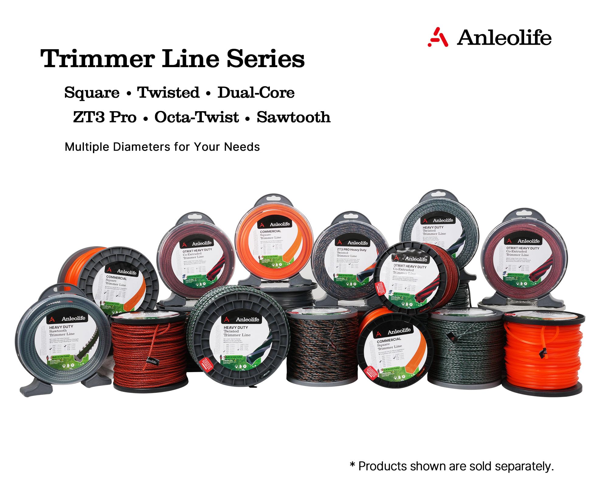 Lifestyle image of Anleolife line used in yard for efficient maintenance