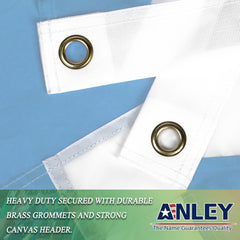 Anley brass grommet detail ensuring secure mounting and corrosion resistance