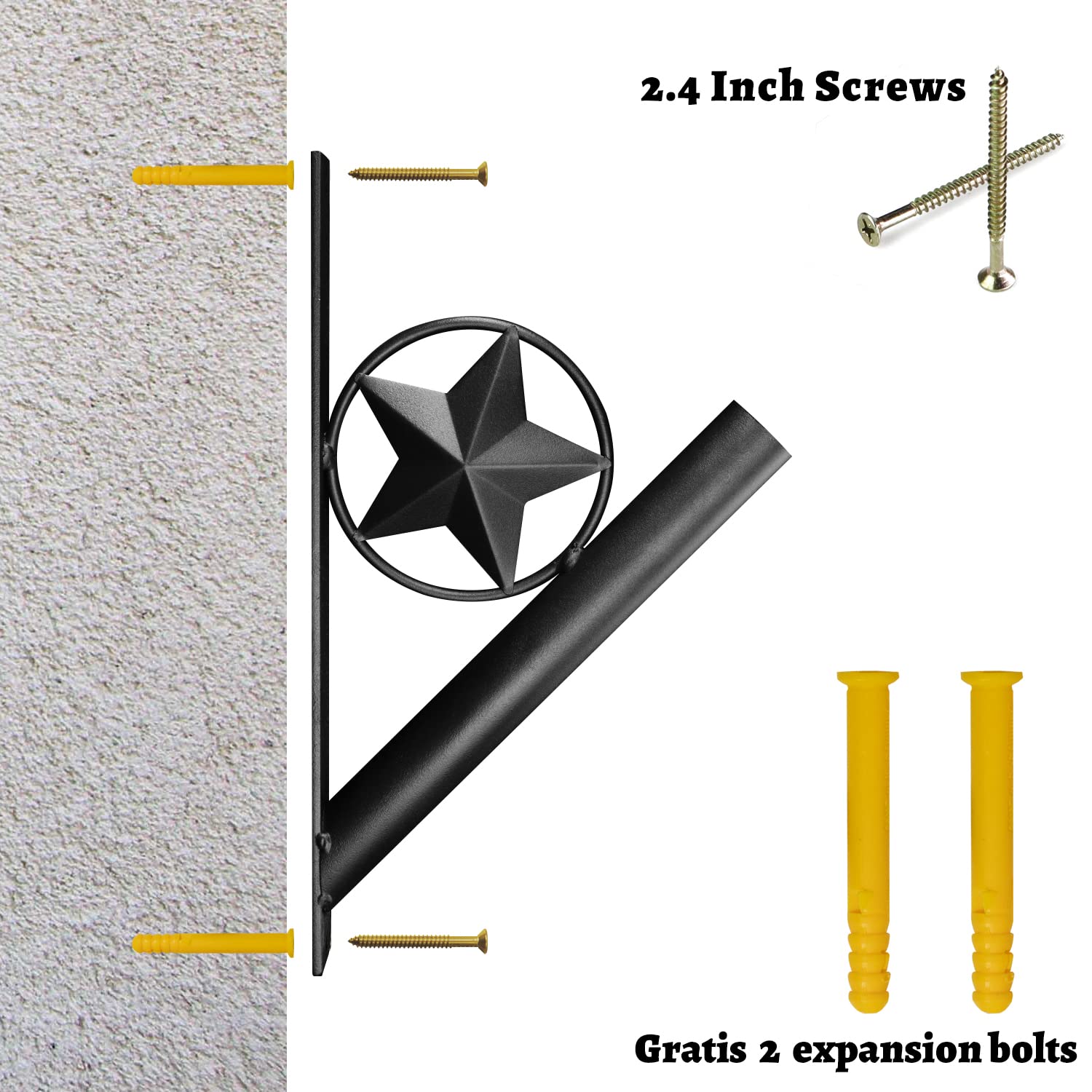 Anley black matte finish detail preventing rust and keeping appearance