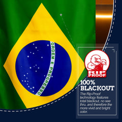 Anley fabric texture showing blackout polyester surface for vibrant, non-see-through colors