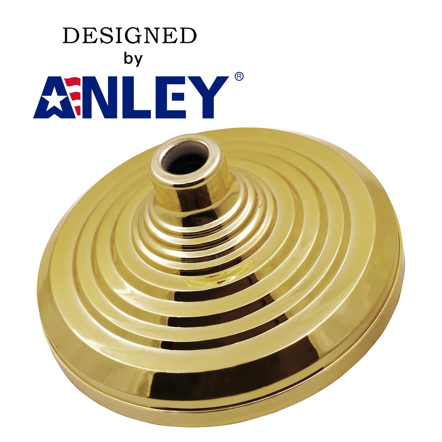 Anley gold close-up ridge detail highlighting durable ABS texture