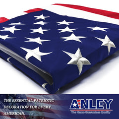 Anley sewn stripes detail showing reinforced seams for long life