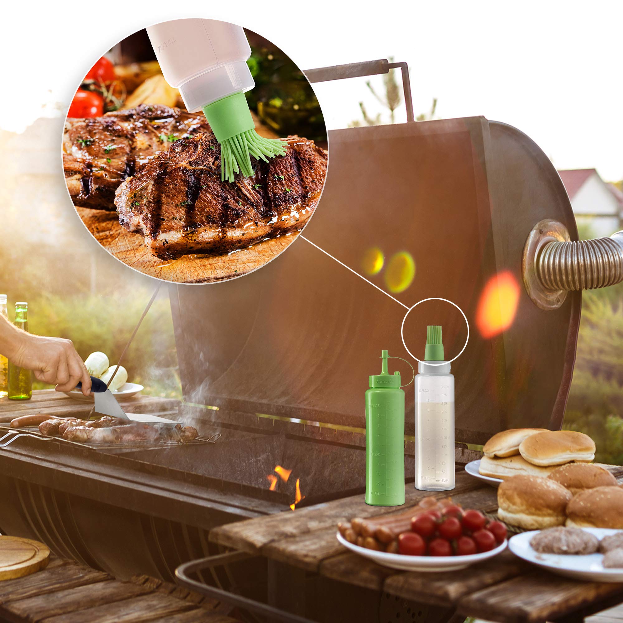 Anmarko oversized hamburger turner supporting a full burger without bending