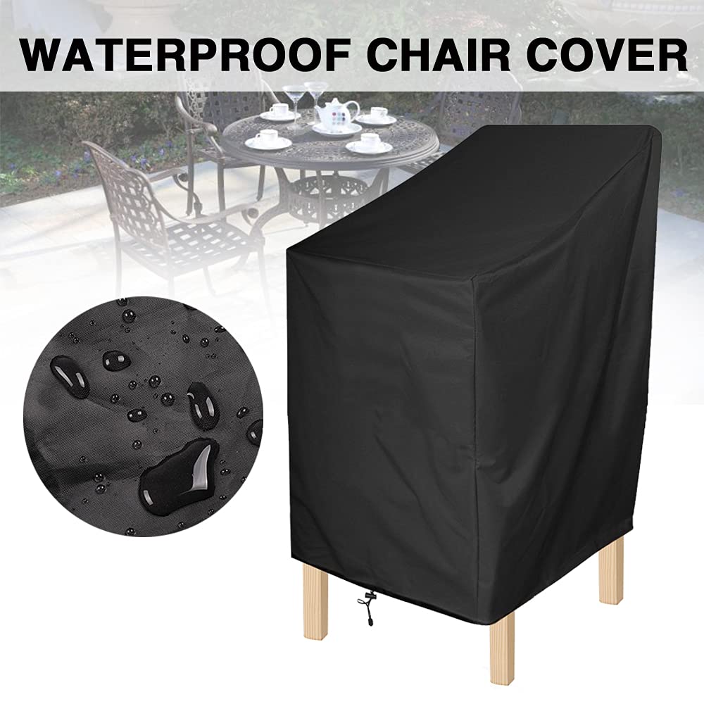 ANMINY covered chairs in patio setting keeping furniture clean and shaded