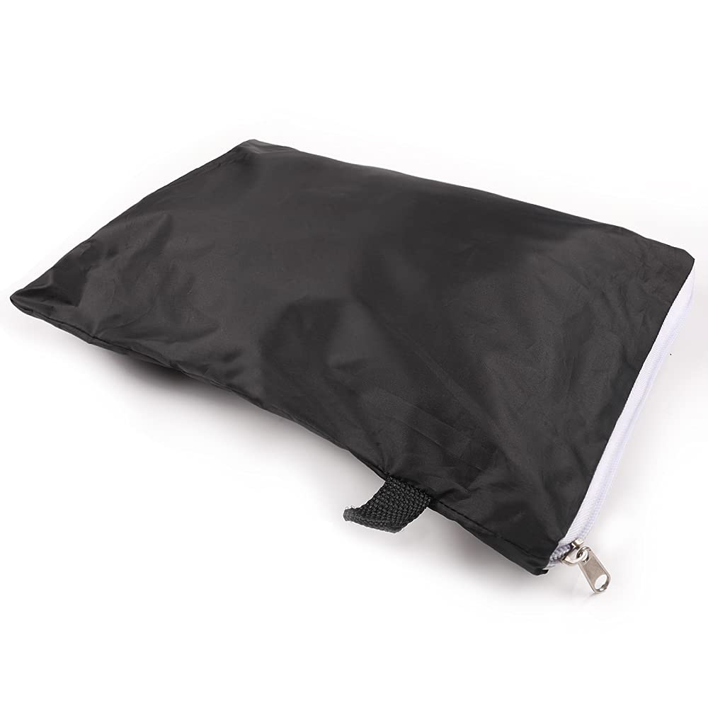 ANMINY zippered storage bag holding folded cover for easy transport