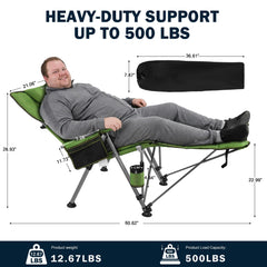 Anmiro footstool triangular assembly detail providing stable reclining benefit