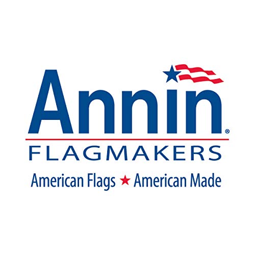 Annin Flagmakers presentation box and label highlighting American-made craftsmanship and gift-ready packaging