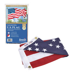 Annin Flagmakers Tough-Tex flag front view showing bright colors and durable construction benefit long-lasting display