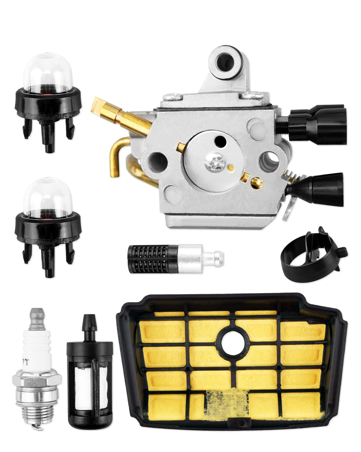 ANODZU carburetor front view showing fit and mounting for reliable replacement