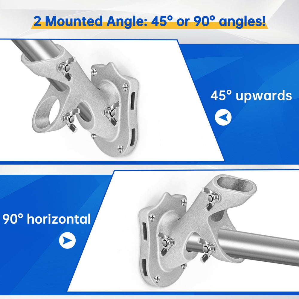 Anovo ball finial top detail adding finished look and weather resistance to flagpole