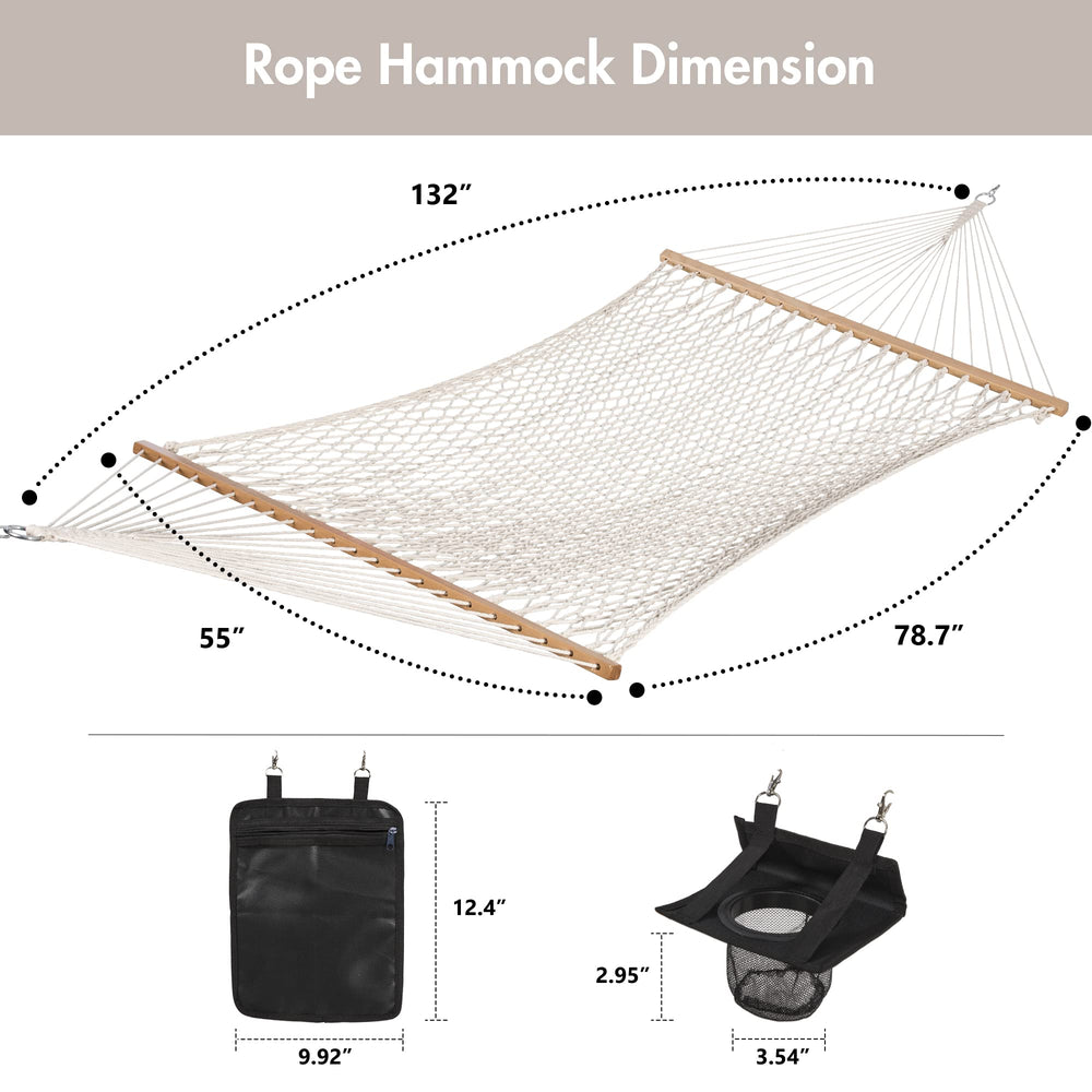 ANOW hammock packed in carry bag for portable storage and travel convenience