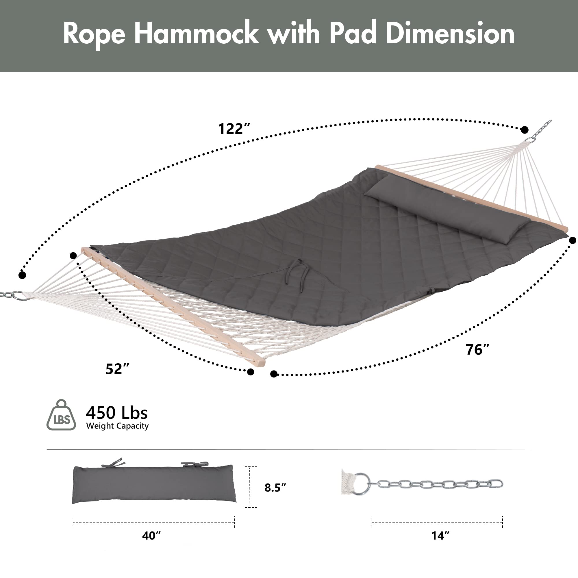ANOW hammock in garden lifestyle setting for relaxed outdoor lounging