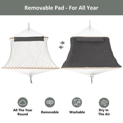 ANOW quilted pad close-up showing breathable polyester wadding comfort