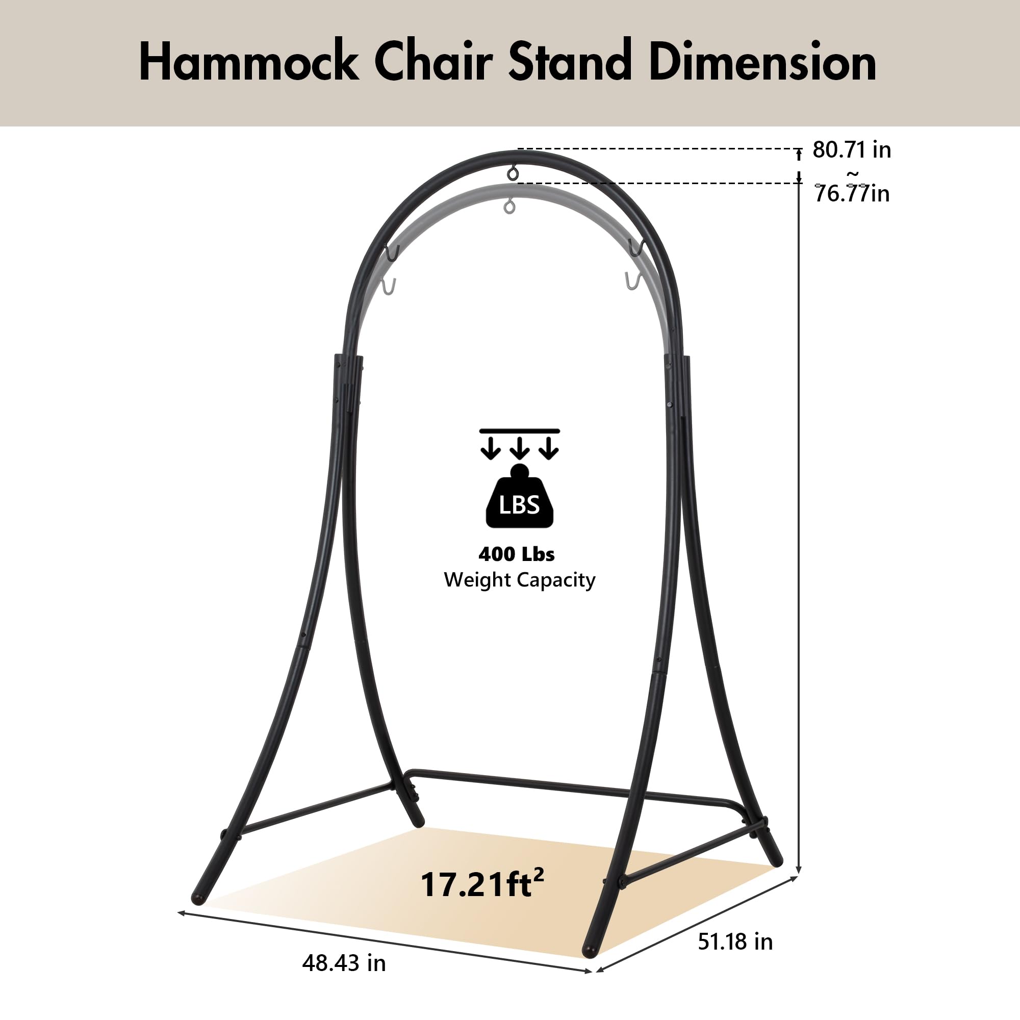 ANOW stand scale with person sitting demonstrating 400 lb capacity benefit