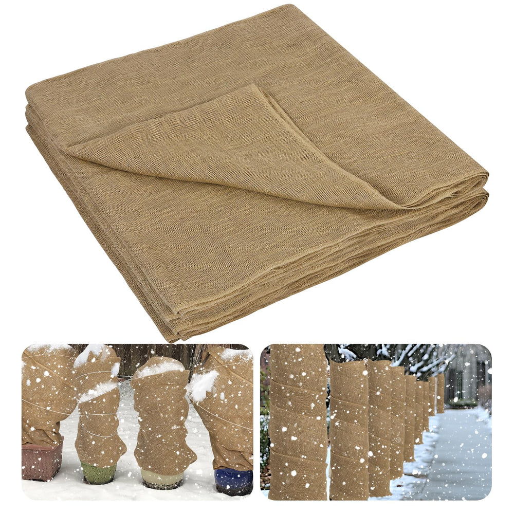 ANPHSIN front view of 50ft burlap roll showing full length protection