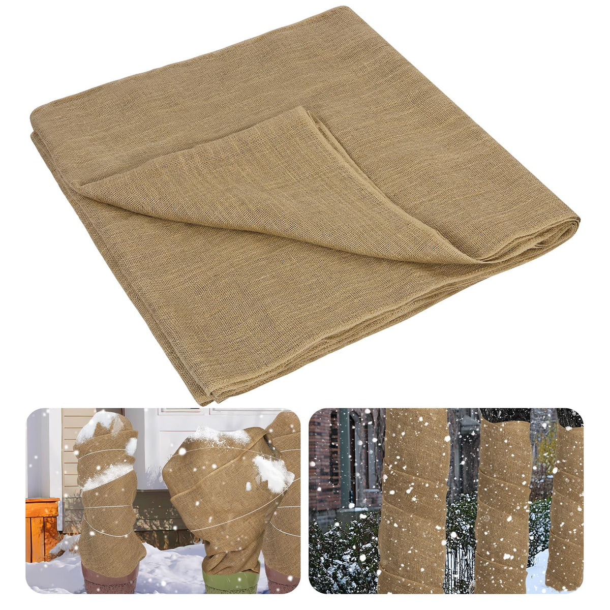 ANPHSIN burlap roll front view showing full 40ft length benefit of wide coverage