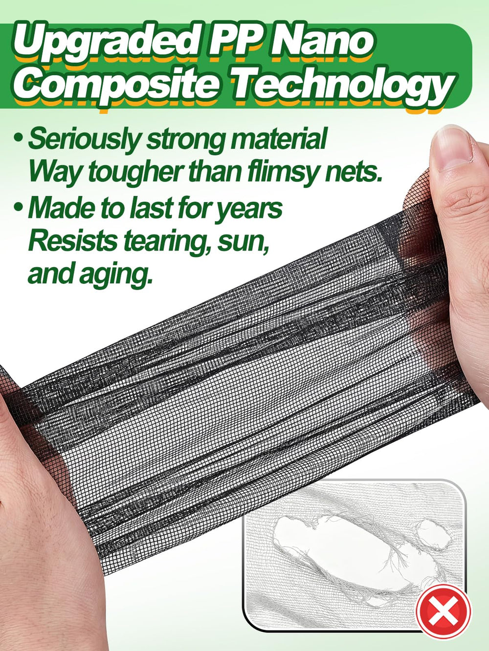 ANPHSIN close-up of nanocomposite weave highlighting fine mesh and tear-resistant texture for durability